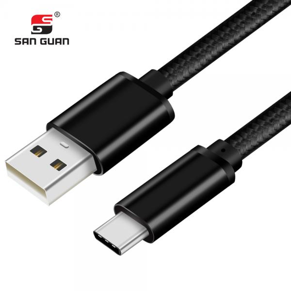 Picture of USB2.0 Type-C cable Nylon（black）